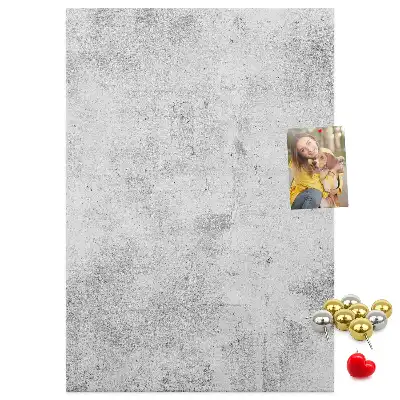 Prikbord van kurk Betonnen muur