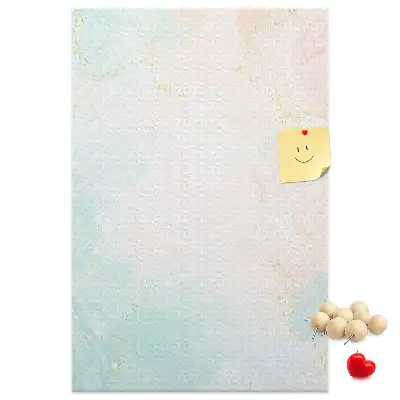 Prikbord van kurk Abstractie in pastelkrijt