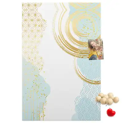 Prikbord Decoratief abstract motief