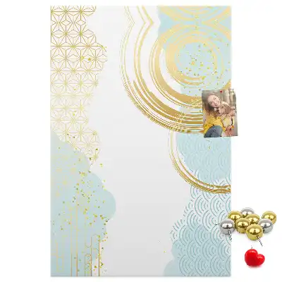 Prikbord Decoratief abstract motief