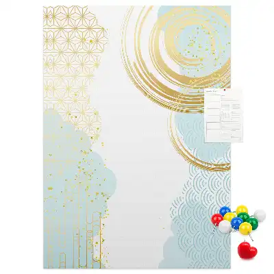 Prikbord Decoratief abstract motief