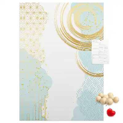 Prikbord Decoratief abstract motief