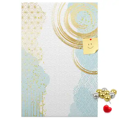 Prikbord Decoratief abstract motief