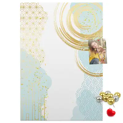 Prikbord Decoratief abstract motief