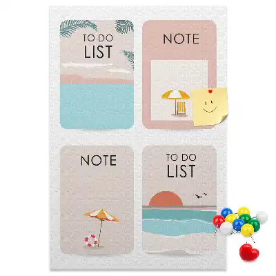Prikbord Notities van de zomer