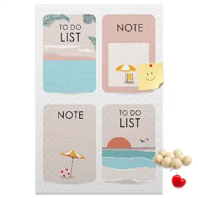 Prikbord Notities van de zomer
