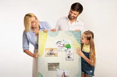 Prikbord van kurk Decoratieve rand