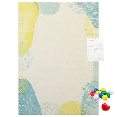 Prikbord van kurk Decoratieve rand