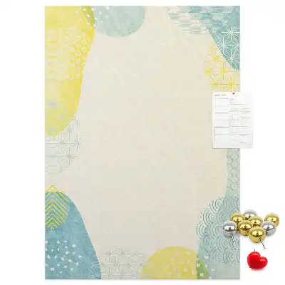 Prikbord van kurk Decoratieve rand