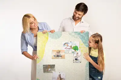 Prikbord van kurk Decoratieve rand