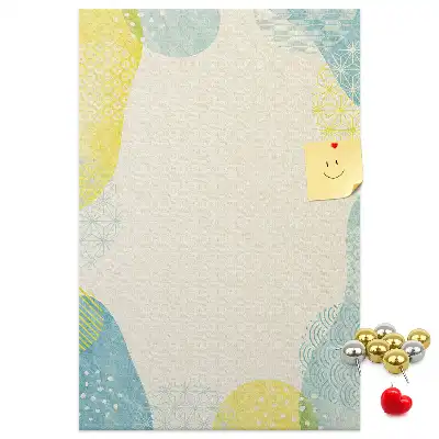 Prikbord van kurk Decoratieve rand