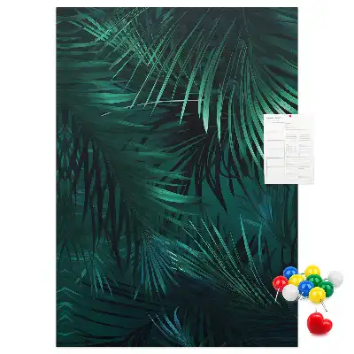 Prikbord Exotische bladeren