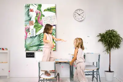 Prikbord van kurk Wilde flamingo natuur