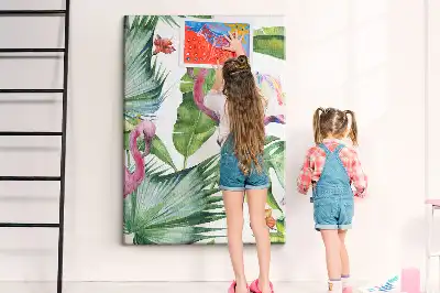 Prikbord van kurk Wilde flamingo natuur