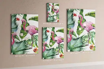 Prikbord van kurk Wilde flamingo natuur