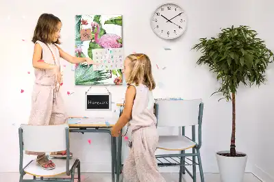 Prikbord van kurk Wilde flamingo natuur