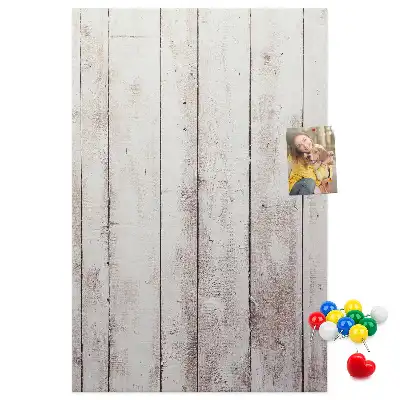 Prikbord van kurk Houten planken