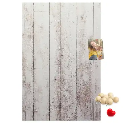Prikbord van kurk Houten planken