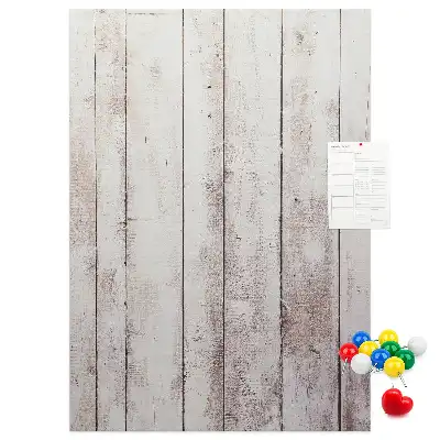 Prikbord van kurk Houten planken