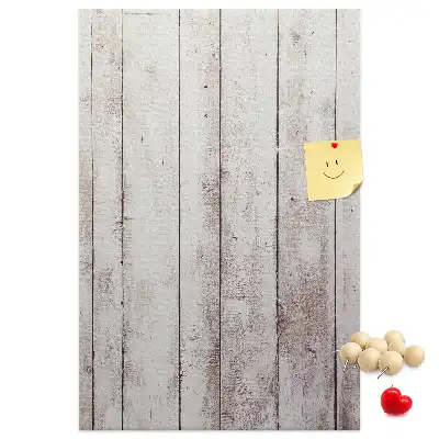 Prikbord van kurk Houten planken
