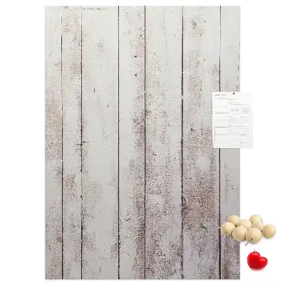 Prikbord van kurk Houten planken