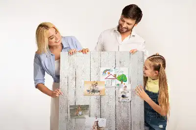 Prikbord van kurk Houten planken