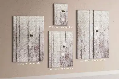 Prikbord van kurk Houten planken