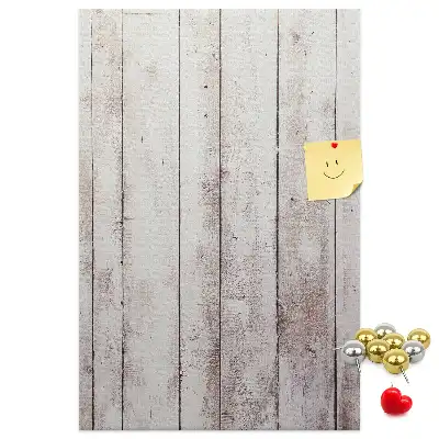 Prikbord van kurk Houten planken