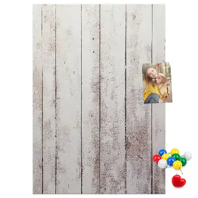 Prikbord van kurk Houten planken