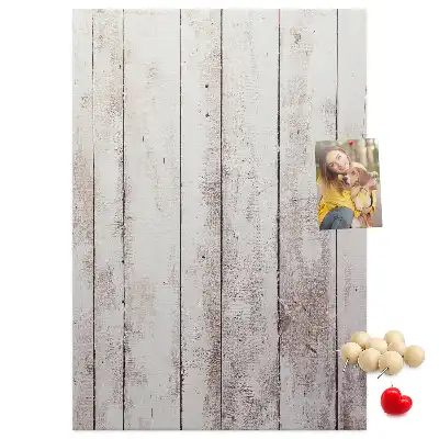 Prikbord van kurk Houten planken