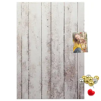 Prikbord van kurk Houten planken