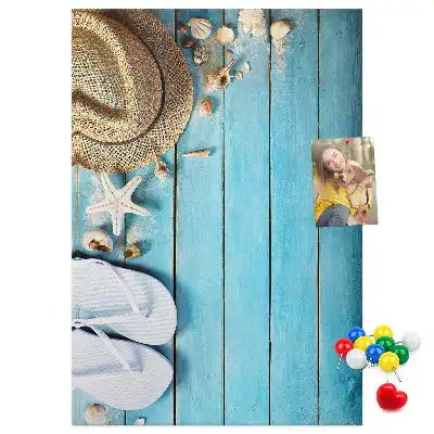 Prikbord Zomerhoed en teenslippers