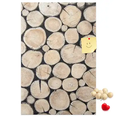 Prikbord Houten stronken