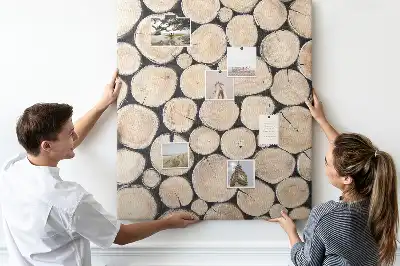 Prikbord Houten stronken