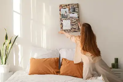 Prikbord van kurk Wijnkurken