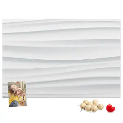Memobord van kurk Golven textuur