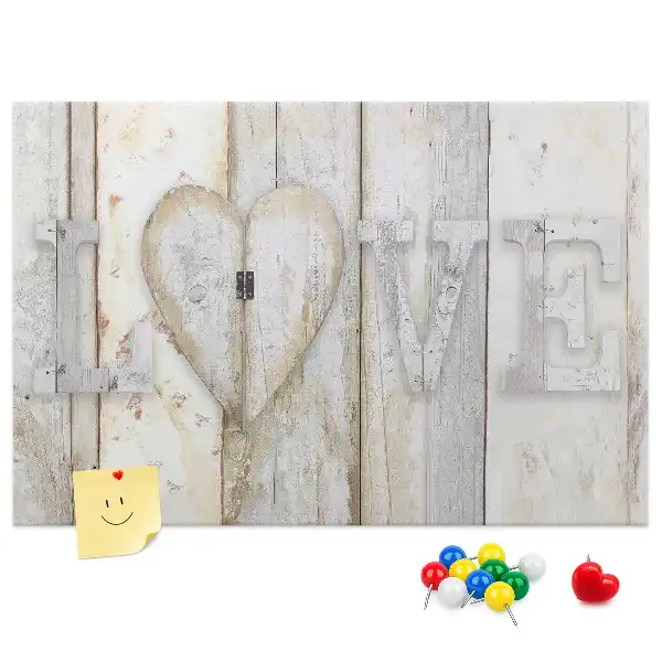 Kurk prikbord Romantische spreuk love