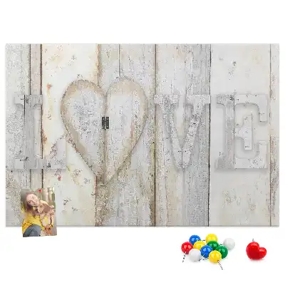 Kurk prikbord Romantische spreuk love