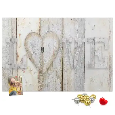 Kurk prikbord Romantische spreuk love