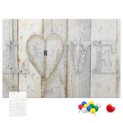 Kurk prikbord Romantische spreuk love