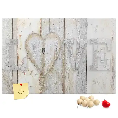 Kurk prikbord Romantische spreuk love