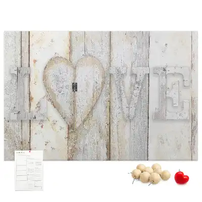Kurk prikbord Romantische spreuk love