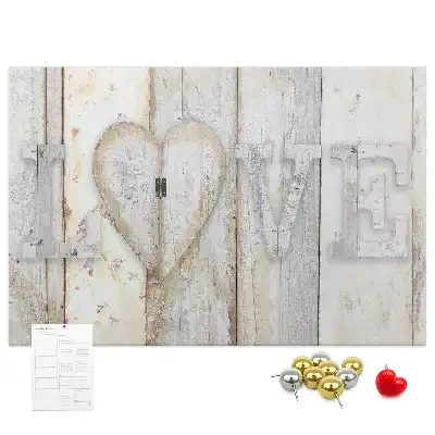 Kurk prikbord Romantische spreuk love