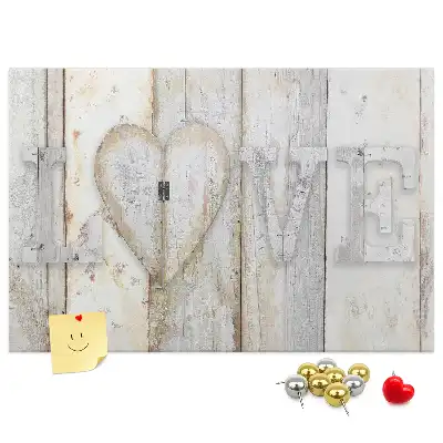 Kurk prikbord Romantische spreuk love