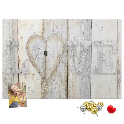 Kurk prikbord Romantische spreuk love