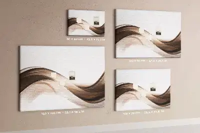 Memobord van kurk Abstractie lijn