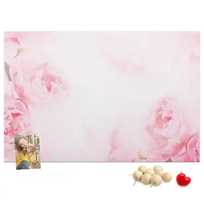 Kurk prikbord Boeket bloeiende planten