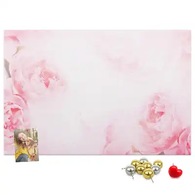 Kurk prikbord Boeket bloeiende planten