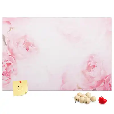 Kurk prikbord Boeket bloeiende planten