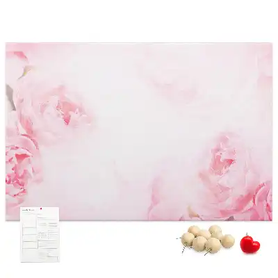 Kurk prikbord Boeket bloeiende planten